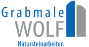 Grabmale Wolf